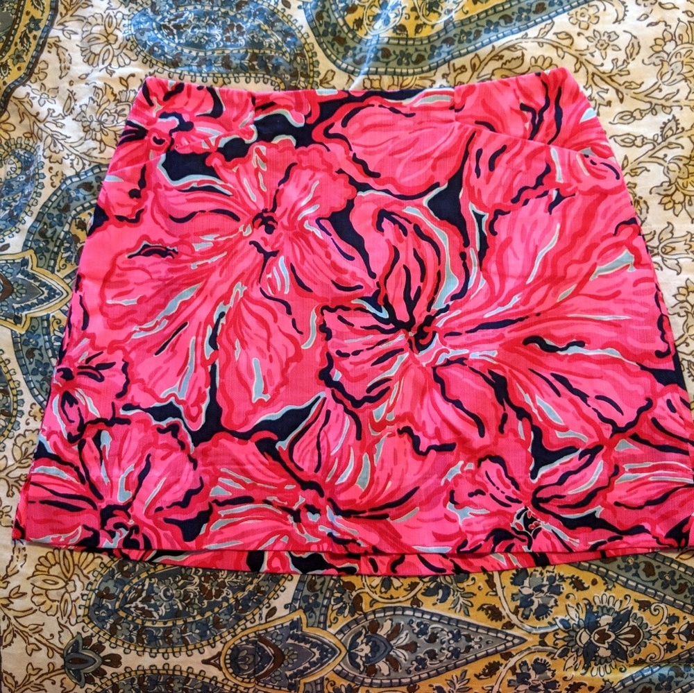 Lilly Pulitzer Merigold Skort Size 4 - Flirty Navy